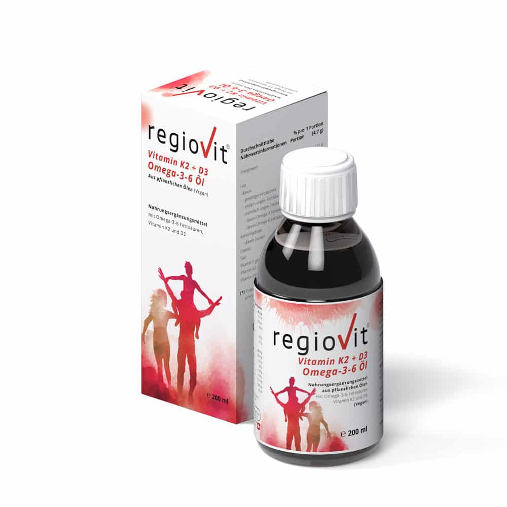 RegioVit® Vitamin K2 und D3 mit Omega-3-6 Öl - Expert-Center Gesundheit und Wohlbefinden GmbH
