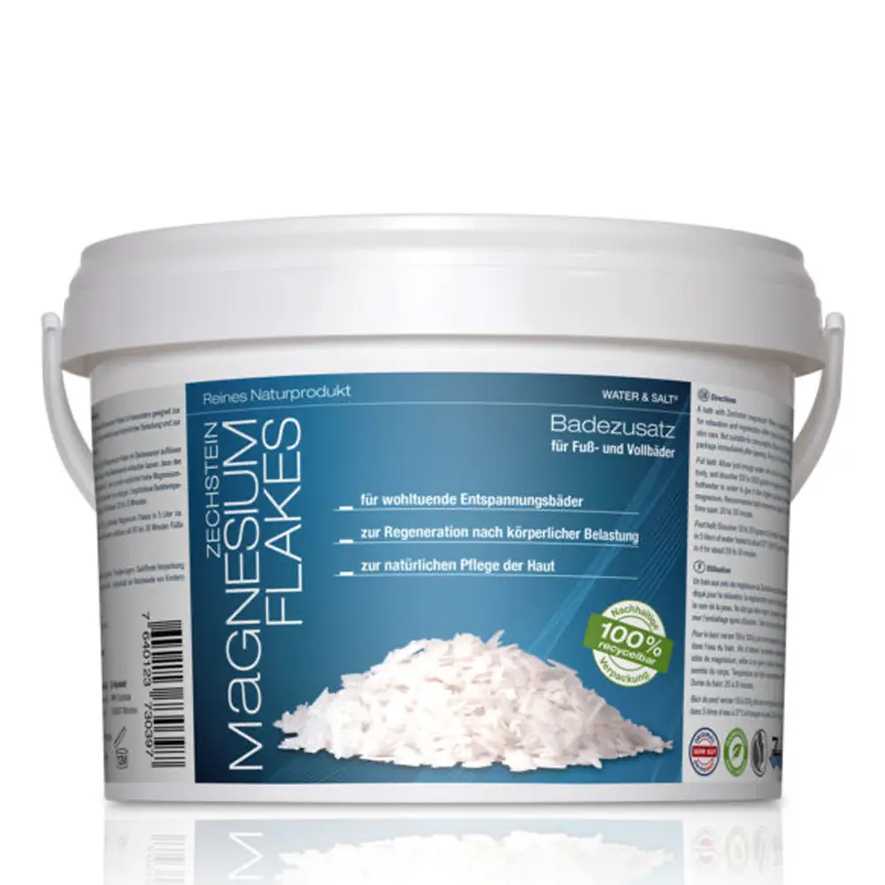 Zechstein® Magnesium Flakes 2kg Eimer - Expert-Center Gesundheit und Wohlbefinden GmbH