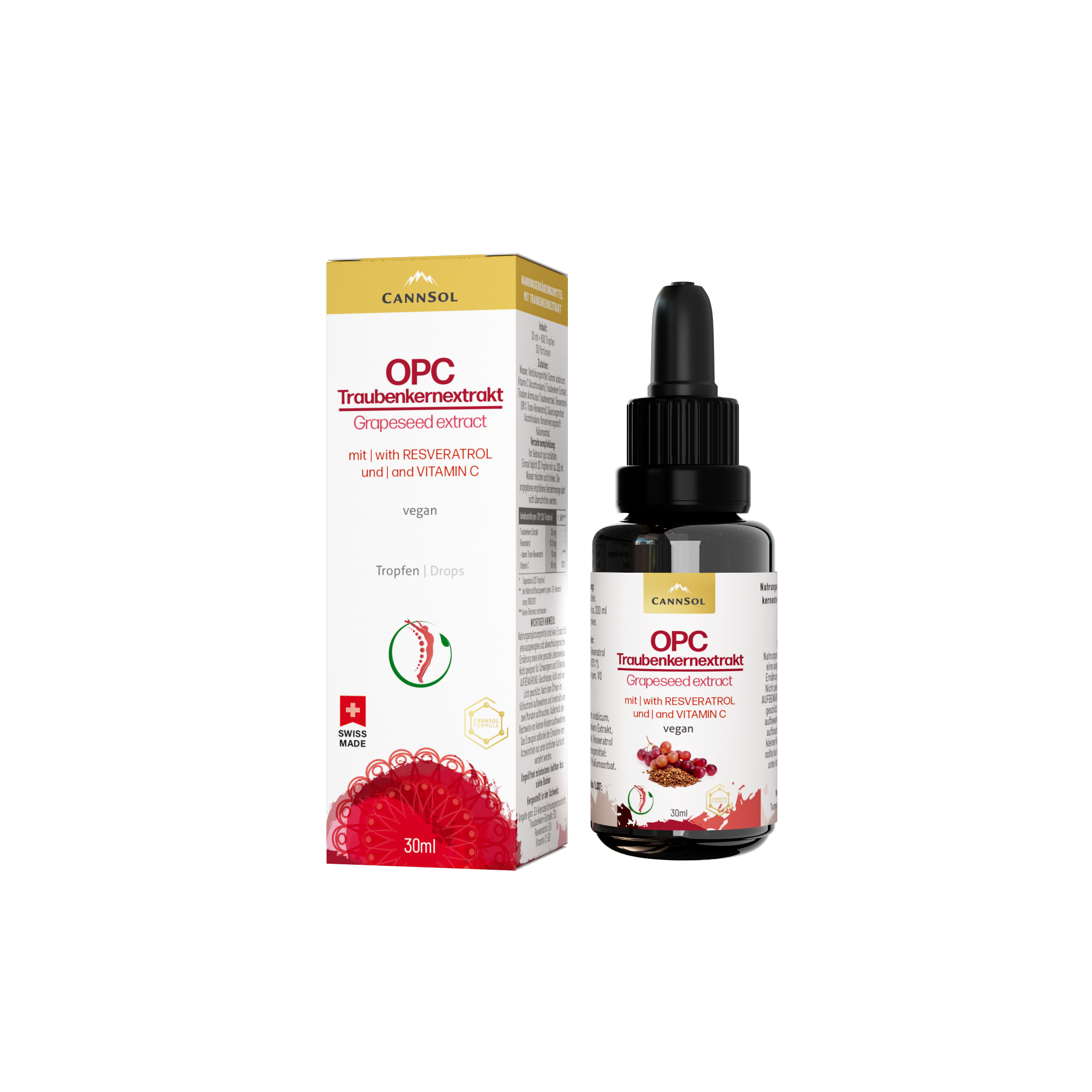 Cannsol OPC Traubenkernextrakt mit Resveratrol u. Vit. C - Expert-Center Gesundheit und Wohlbefinden GmbH